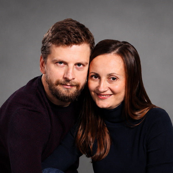 Ashkin Studio founders behind handmade wedding ring boxes and bridal accessories