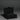 Ebony-style wooden ring chest, perfect for dark-themed celebrations.